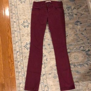 Maroon Rich & Skinny Jeggings